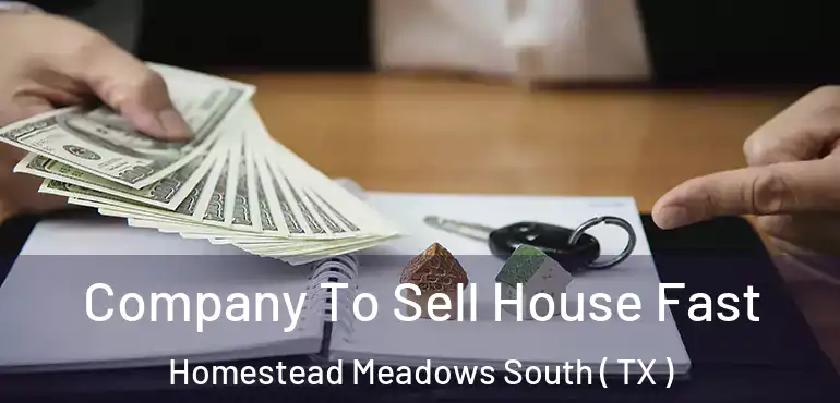  Company To Sell House Fast Homestead Meadows South ( TX )