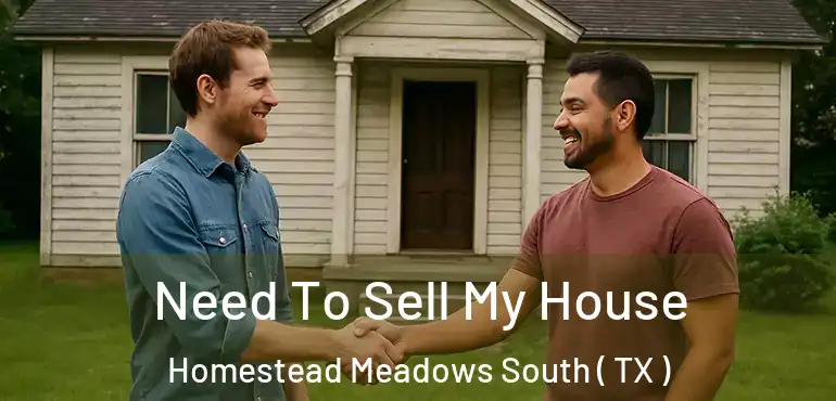  Need To Sell My House Homestead Meadows South ( TX )