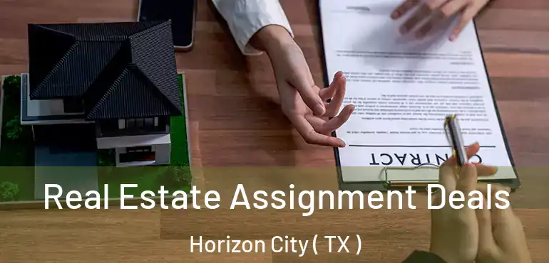  Real Estate Assignment Deals Horizon City ( TX )