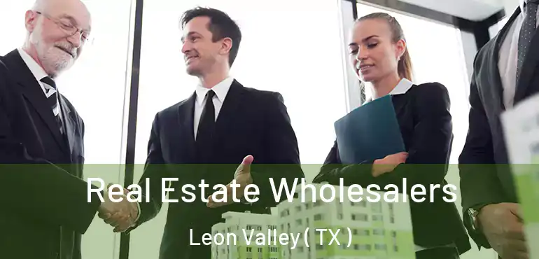  Real Estate Wholesalers Leon Valley ( TX )