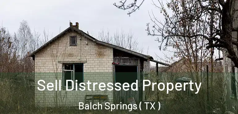  Sell Distressed Property Balch Springs ( TX )