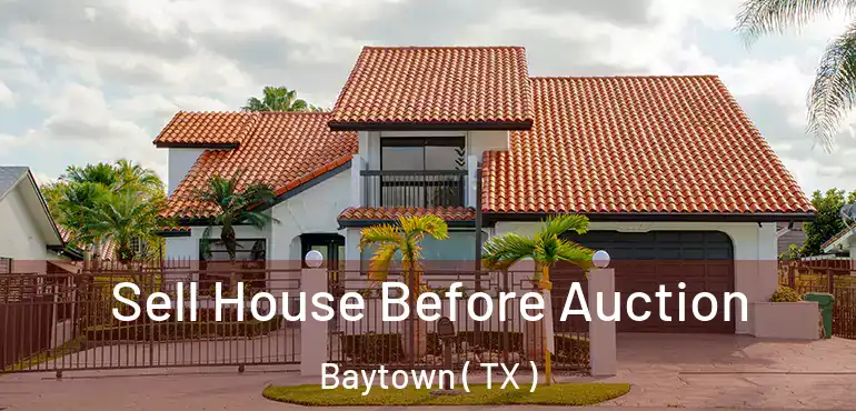  Sell House Before Auction Baytown ( TX )
