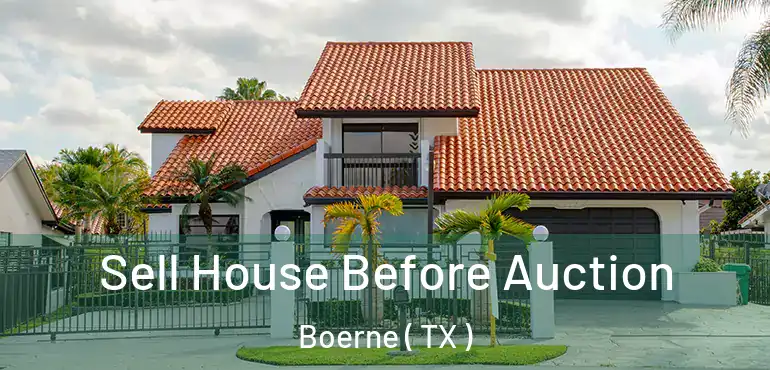  Sell House Before Auction Boerne ( TX )
