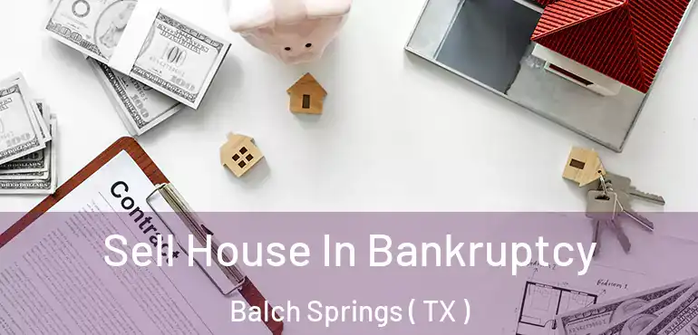  Sell House In Bankruptcy Balch Springs ( TX )