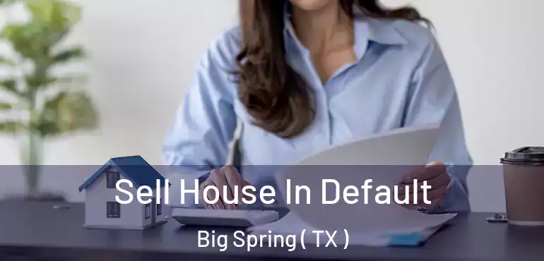  Sell House In Default Big Spring ( TX )