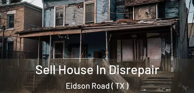  Sell House In Disrepair Eidson Road ( TX )