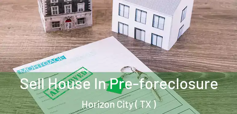  Sell House In Pre-foreclosure Horizon City ( TX )