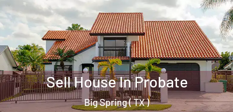  Sell House In Probate Big Spring ( TX )
