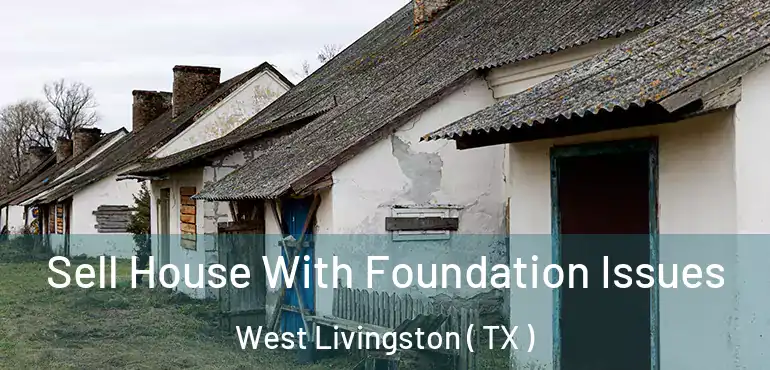  Sell House With Foundation Issues West Livingston ( TX )