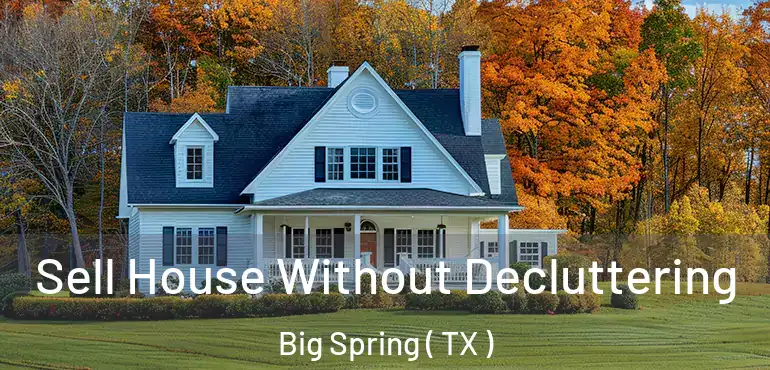  Sell House Without Decluttering Big Spring ( TX )