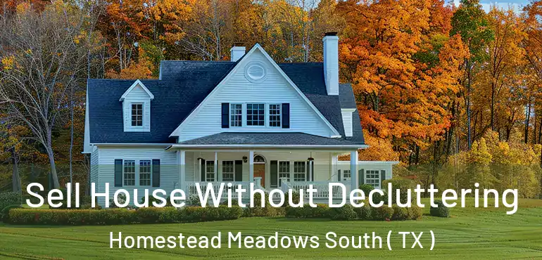  Sell House Without Decluttering Homestead Meadows South ( TX )