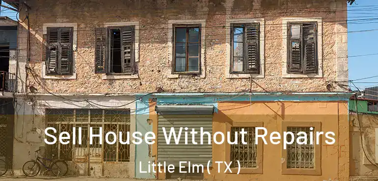  Sell House Without Repairs Little Elm ( TX )