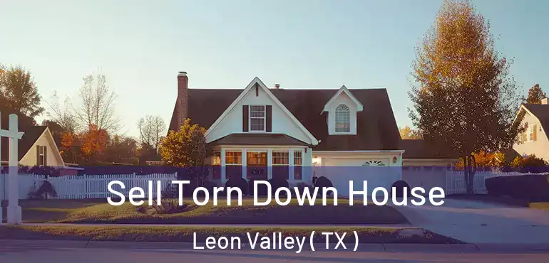  Sell Torn Down House Leon Valley ( TX )