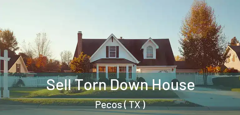  Sell Torn Down House Pecos ( TX )