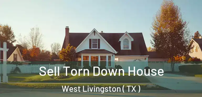  Sell Torn Down House West Livingston ( TX )