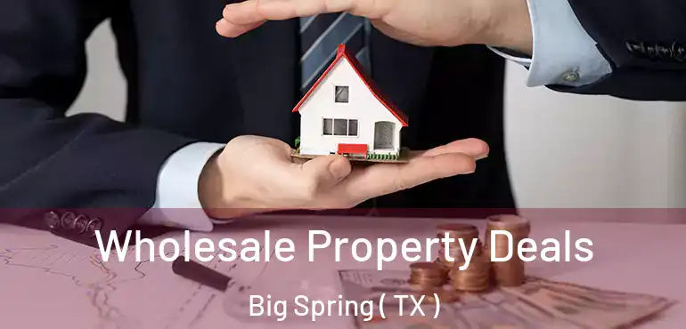  Wholesale Property Deals Big Spring ( TX )