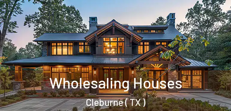  Wholesaling Houses Cleburne ( TX )