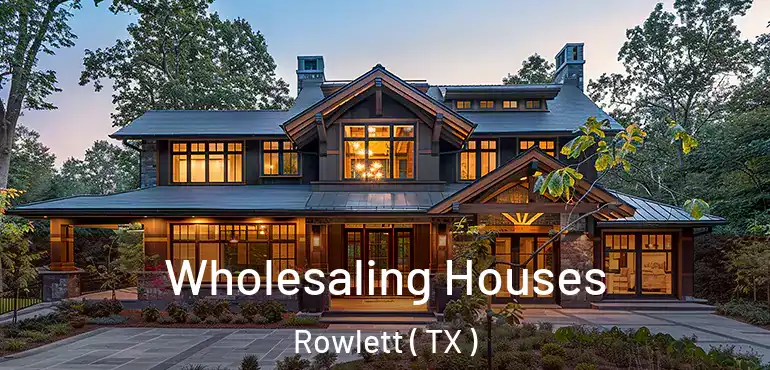  Wholesaling Houses Rowlett ( TX )